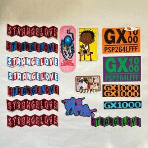 GX1000 / Strange love Skateboards Sticker Bundle Pack